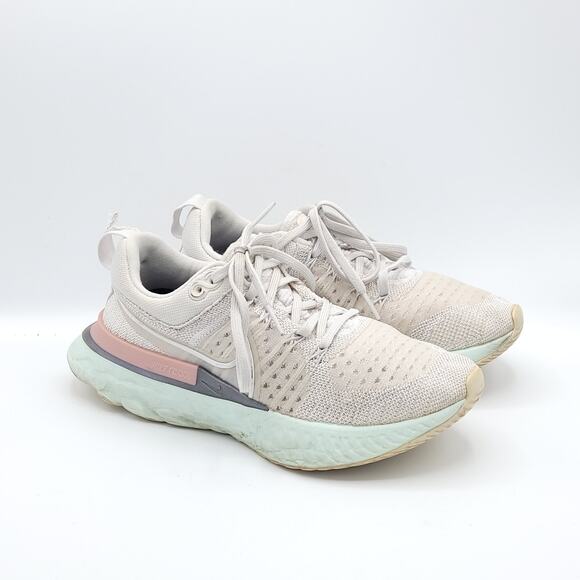 Nike React Infinity Run FK 2 CT2423-007 White Running Womens Size 6.5 - Picture 2 of 9